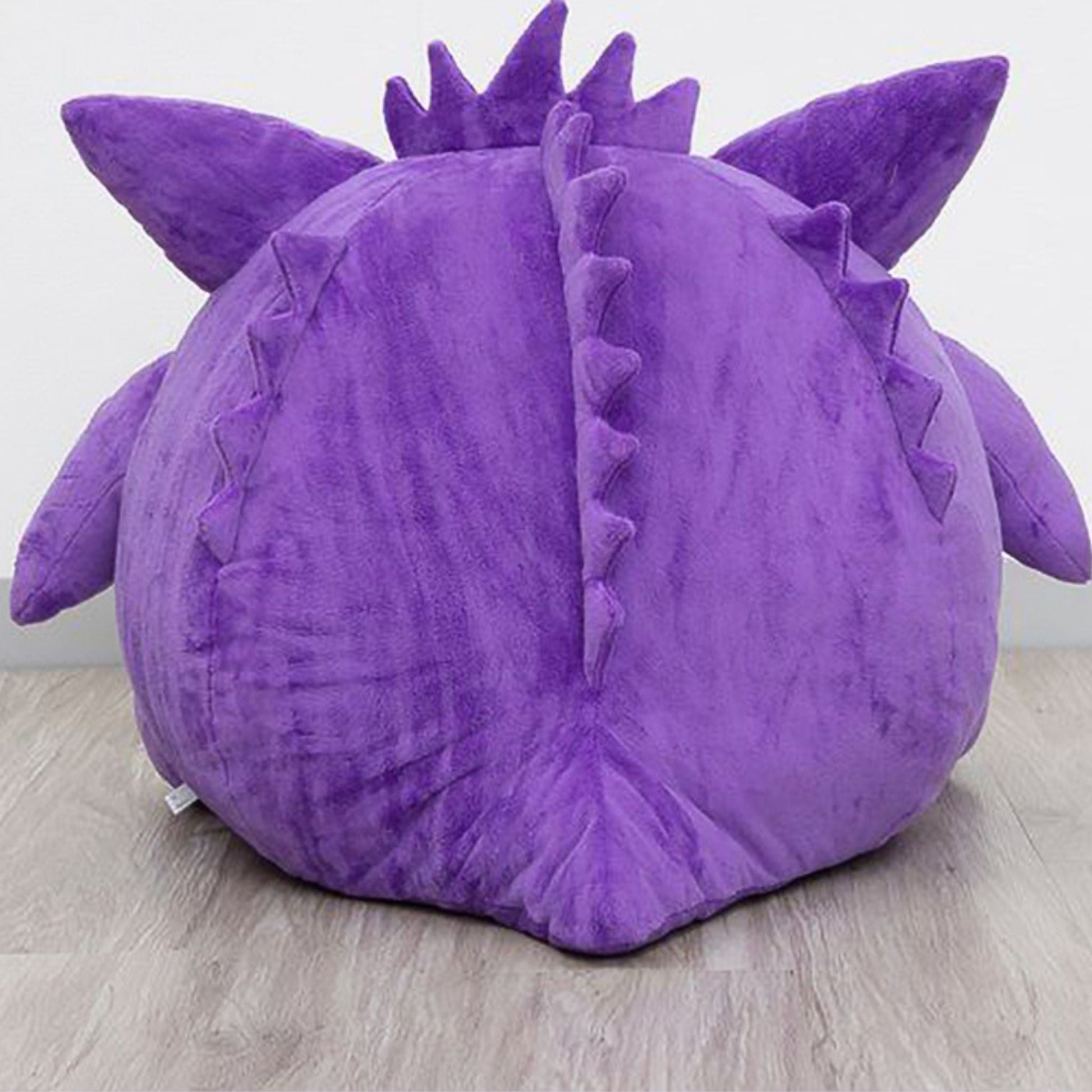 Back Image - Gengar Tongue Pillow Blanket Sleeping Pod For Afternoon Naps. Portable design for travel, work and on the go napping. Perfect gift for Pokémon fans.