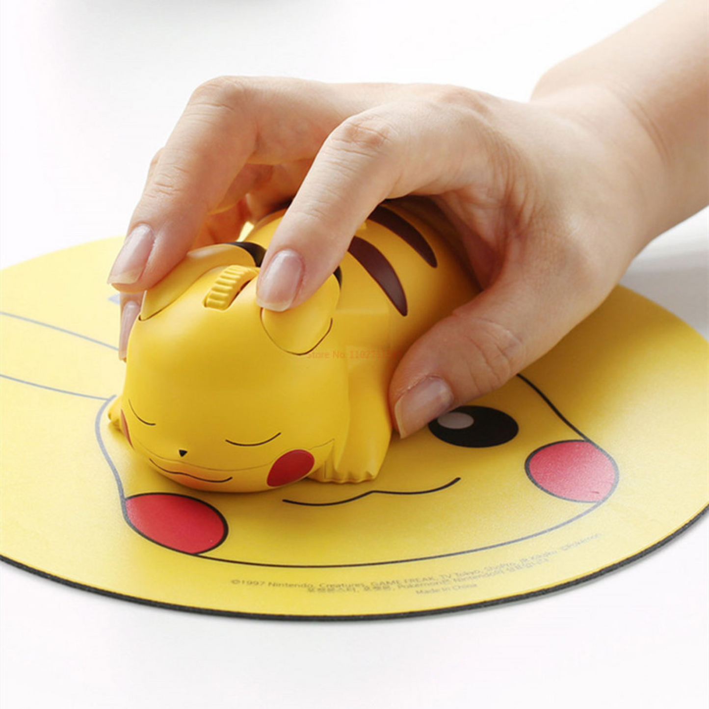 Main image - Pikachu Pokémon mouse wireless bluetooth connection with official premium nintendo quality, perfect gift for pokemon fans